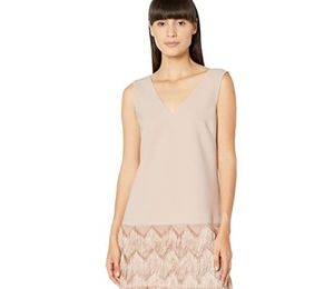 BCBGMaxazria "ADDILYN" Fringe Mini Cocktail Dress